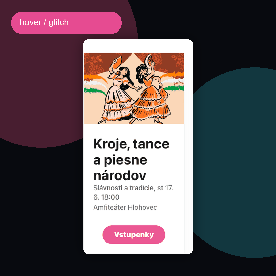 Hover/glitch loop itemu